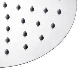 Лійка для верхнього душу Kroner Edelstahl Klassisch KRPEKla-ESG720-20 ⌀200 мм нержавіюча сталь нікель брашований CV031738