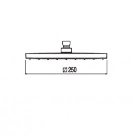 Лейка для верхнего душа Tres Full хром 13413826