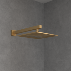 Лейка для верхнего душа Villeroy & Boch Universal Showers 250х250 мм матовое золото TVC00000200076