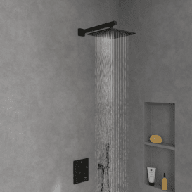 Лейка для верхнего душа Villeroy & Boch Universal Showers 250х250 мм матовый черный TVC000002000K5