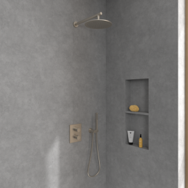 Лійка для верхнього душу Villeroy & Boch Universal Showers ⌀252 мм матовий нікель TVC00000100064