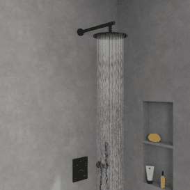 Лейка для верхнего душа Villeroy & Boch Universal Showers ⌀252 мм матовый черный TVC000001000K5