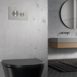 Лицевая накладка для панели смыва Tece TECEloop светлый бетон 9240614