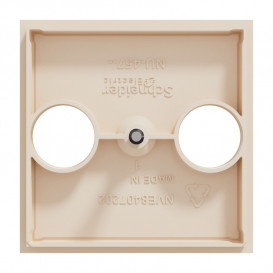 Лицевая панель TV/FM розетки Schneider Electric Unica New бежевый NU944044