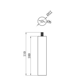 Магниевый анод Kroner Flacher 100x20 CV031625