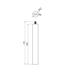 Магниевый анод Kroner Runder 160x20 CV031637