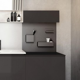 Магнитная доска Geberit Acanto с боксами для хранения лава матовый 500.649.JK.2