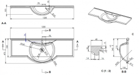 Marmite Annabelle умивальник 800x400 / 111 600 012 081 103