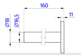 Маскуючий комплект Terma Artistic матова бронза TGPBR001
