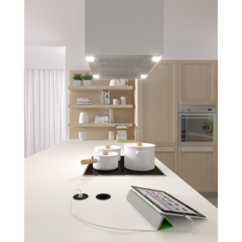 Мебельная USB-розетка ASA Plastici VersaDot USB 5V Type A+A белый/черный/нержавеющая сталь 060.30Y.00008