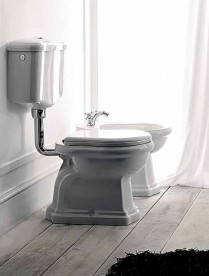 Механізм зливу для низького бачка Kerasan Retro хром 751390