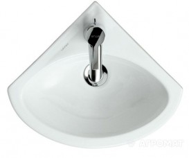 Мини-раковина для ванной Laufen Pro B 44х38 см угловая подвесная белый H8169580001041