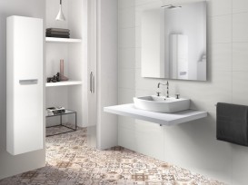 Раковина для ванної підвісна Roca Hall 55х48.5 з одним отвором під змішувач кераміка біла A327881000