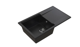 	Мойка для кухни Sink Quality SINK 1KDOL 78X46X21,5 см с переливом наногранит графит SINK.G.1KDOL.X
