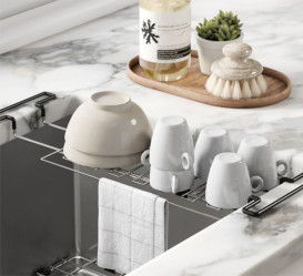 Багатоцільова сушарка для кухонного миття Kraus нержавіюча сталь KCD-1