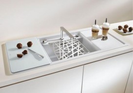 Многофункциональная решетка для мойки Blanco нержавеющая сталь 225353