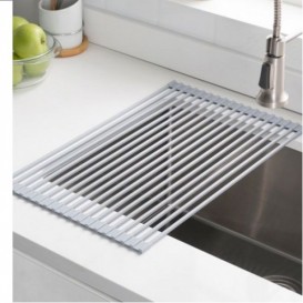 Многофункциональная силиконовая сушка Kraus серый KRM-10GREY