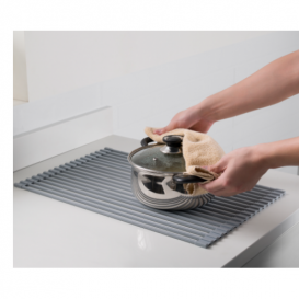 Многофункциональная силиконовая сушка Kraus серый KRM-10GREY