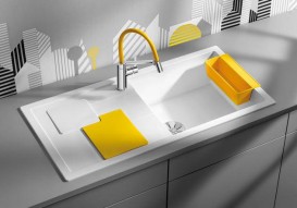 Многофункциональный коландер для мойки Blanco SITYBox пластик лимон 236721