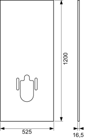 Модернізаційна пластина для унітазів біде TECE білий матовий 9700620