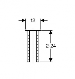 Монтажная pама для душевого трапа Geberit сталь 388.132.00.1