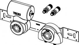 Монтажная панель TECE TECEflex с гигиеническим боксом и U-образной шайбой 16х1/2 720572