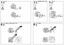 Монтажний комплект Esbe для електроприводів серії 90 на клапани тип MG, G, F, H, HG 16051300