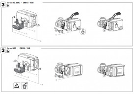 Монтажний комплект Esbe для електроприводів серії 90 на клапани тип MG, G, F, H, HG 16051300