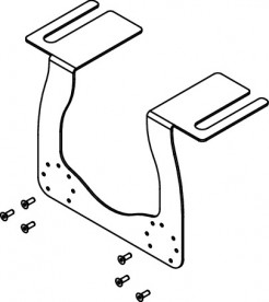 Монтажный комплект TECE TECEone для установки с застенным модулем TECEbox со смывным бачком Uni 9880047