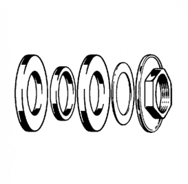 Монтажний комплект Viega 1526.414-897 для водорозетки 104887