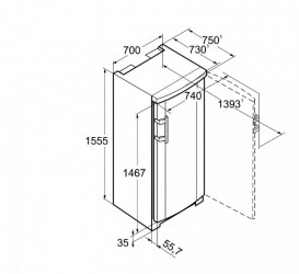 Морозильная камера Liebherr GN 4135 Comfort NoFrost сталь белый GN 4135-21 001