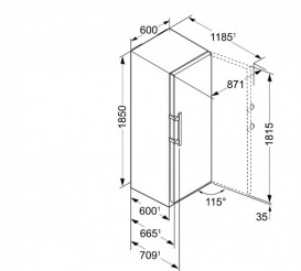 Морозильная камера Liebherr GNef 4335 Comfort NoFrost нержавеющая сталь с покрытием SmartSteel/сталь серебристый GNef 4335-21 001