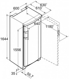 Морозильна камера Liebherr GNP 2713 Comfort NoFrost сталь білий GNP 2713