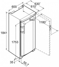 Морозильная камера Liebherr GNP 3013 Comfort NoFrost сталь белый GNP 3013