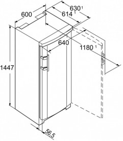 Морозильная камера Liebherr GNsl 2323 Comfort NoFrost сталь серебристый GNsl 2323