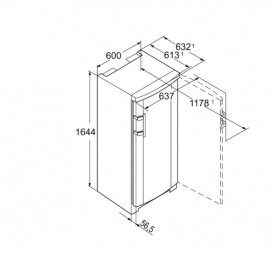 Морозильна камера Liebherr GP 2733 Comfort сталь білий GP 2733-21 001