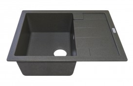 Мойка для кухни Adamant Anila 650х500 мм искусственный гранит серый 4824296100304