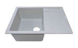 Мийка для кухні Adamant Anila 650х500 мм штучний граніт світло-сірий 4824296100309