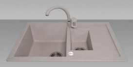 Мийка для кухні Adamant Anila Plus 780х500 мм штучний граніт терра 4824296100907