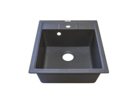 Мийка для кухні Adamant Brick 460х515 мм штучний граніт сірий 4824296101204