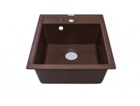 Мийка для кухні Adamant Brick 460х515 мм штучний граніт mokko 4824296101212
