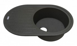 Мойка для кухни Adamant Ellipsis 770х500 мм искусственный гранит серый 4824296101004