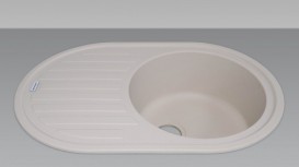 Мийка для кухні Adamant Ellipsis 770х500 мм штучний граніт ivory 4824296101008