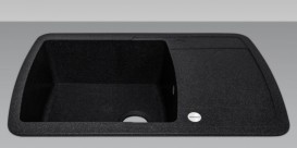Мойка для кухни Adamant Optimaks 780х500 мм искусственный гранит черный 4824296101103