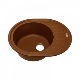 Мойка для кухни Adamant Ovum 620х500 мм искусственный гранит terracotta 4824296100411