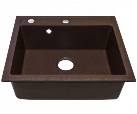 Мийка для кухні Adamant Prizma 590х500 мм штучний граніт mokko 4824296100212