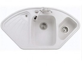 Мийка для кухні Adamant Сonsensus 1060х575 мм штучний граніт білий 4824296100601