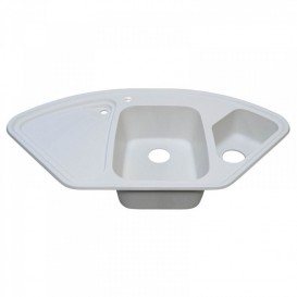 Мийка для кухні Adamant Сonsensus 1060х575 мм штучний граніт білий 4824296100601