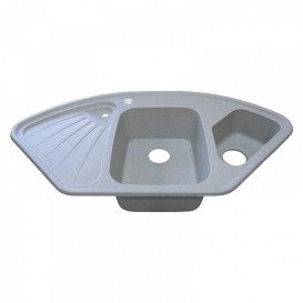 Мийка для кухні Adamant Сonsensus 1060х575 мм штучний граніт світло-сірий 4824296100609