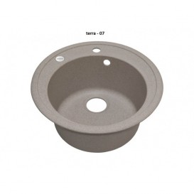 Мийка для кухні Adamant Sun Ø510 мм штучний граніт терра 2006270043349